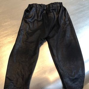 Baby pleather pants